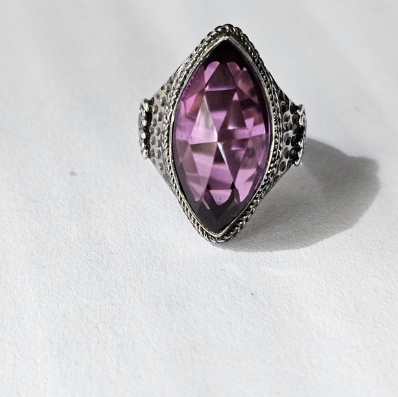 Bohemian Bali Legacy Lilac Quartz Ring Size 5! - Picture 13 of 14